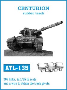 画像1: Friul Model[ATL-135]1/35 センチュリオン　ラバートラック* (1)