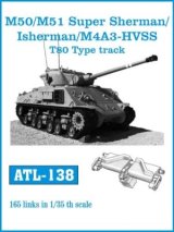 Friul Model[ATL-138]1/35 M/50 M/51 スーパーシャーマン/Iシャーマン/ M4A3 -HVSST-80 Type*