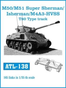 画像1: Friul Model[ATL-138]1/35 M/50 M/51 スーパーシャーマン/Iシャーマン/ M4A3 -HVSST-80 Type* (1)