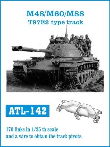 画像1: Friul Model[ATL-142]1/35 M48/M60/M88 T97E2型履帯 (1)