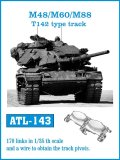 Friul Model[ATL-143]1/35 M48/M60/M88 T142型履帯*