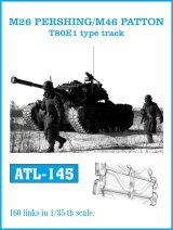 Friul Model[ATL-145]1/35 M26パーシング/M46パットン T80E1全鋼製履帯*