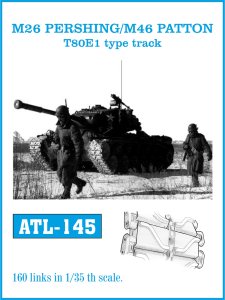 画像1: Friul Model[ATL-145]1/35 M26パーシング/M46パットン T80E1全鋼製履帯 (1)