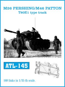 画像1: Friul Model[ATL-145]1/35 M26パーシング/M46パットン T80E1全鋼製履帯* (1)