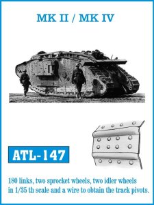 画像1: Friul Model[ATL-147]1/35  菱形戦車MK.II/MK.IV* (1)