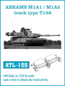 画像1: Friul Model[ATL-155]1/35  M1A1/M1A2 エイブラムズ T158 (1)