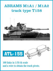 画像1: Friul Model[ATL-155]1/35  M1A1/M1A2 エイブラムズ T158* (1)