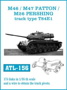 画像1: Friul Model[ATL-156]1/35  M46/M47パットン/M26パーシング T84E1 (1)