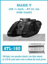 Friul Model[ATL-160]1/35  マークV菱形戦車(26 1/2 inchワイド履帯)*