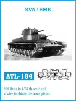 画像1: Friul Model[ATL-184]1/35 WWII 露 KV5/SMK用履帯