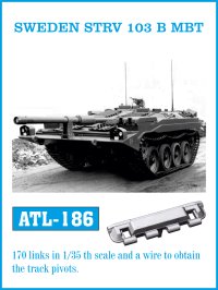 Friul Model[ATL-186]1/35 現用 スウェーデン Strv.103B主力戦車用履帯*
