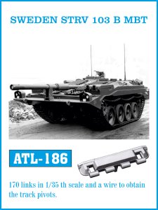 画像1: Friul Model[ATL-186]1/35 現用 スウェーデン Strv.103B主力戦車用履帯 (1)