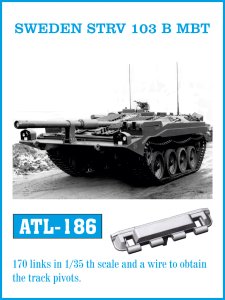 画像1: Friul Model[ATL-186]1/35 現用 スウェーデン Strv.103B主力戦車用履帯* (1)
