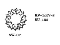 Friul Model[AW-07]1/35 WWII 露/ソ KV-1/KV-2重戦車/SU-152自走砲用起動輪