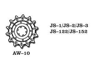 画像1: Friul Model[AW-10]1/35 WWII 露/ソ JS-1/JS-2/JS-3重戦車/JSU-122/JSU-152自走砲用起動輪 (1)