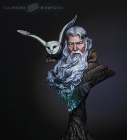 画像2: ガラパゴスミニチュア[GP-B001]1/10胸像 メッセンジャー ガラパゴスへの導き手