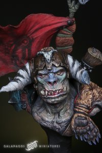 画像1: ガラパゴスミニチュア[GP-B002]1/10胸像 カザットドラム 破滅への戦鼓 (1)