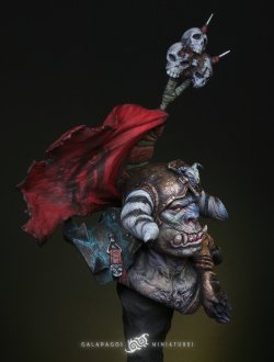 画像3: ガラパゴスミニチュア[GP-B002]1/10胸像 カザットドラム 破滅への戦鼓