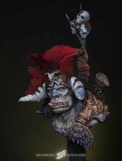 画像5: ガラパゴスミニチュア[GP-B002]1/10胸像 カザットドラム 破滅への戦鼓