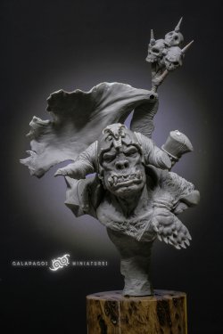 画像6: ガラパゴスミニチュア[GP-B002]1/10胸像 カザットドラム 破滅への戦鼓