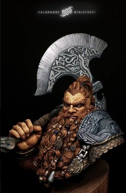 画像6: ガラパゴスミニチュア[GP-B004]1/10胸像 ヴォルカン・ロストブラッド 竜を切り裂く者