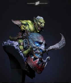 画像2: ガラパゴスミニチュア[GP-B005]1/10胸像 攻城の巨人