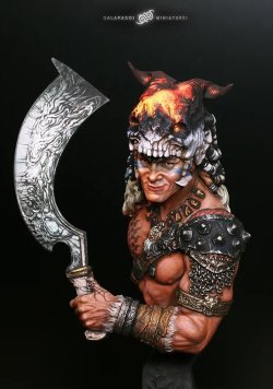 画像3: ガラパゴスミニチュア[GP-B007]1/10胸像 ヴェラフ ジグバ山で竜を狩る者