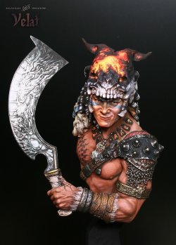 画像4: ガラパゴスミニチュア[GP-B007]1/10胸像 ヴェラフ ジグバ山で竜を狩る者