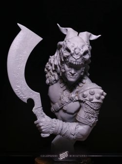 画像8: ガラパゴスミニチュア[GP-B007]1/10胸像 ヴェラフ ジグバ山で竜を狩る者