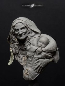 画像11: ガラパゴスミニチュア[GP-B009]1/10胸像 ミューア アヴァロンの王女