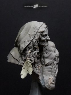画像13: ガラパゴスミニチュア[GP-B009]1/10胸像 ミューア アヴァロンの王女