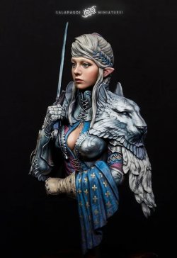 画像3: ガラパゴスミニチュア[GP-B010]1/10胸像 アライ 償いの聖堂騎士