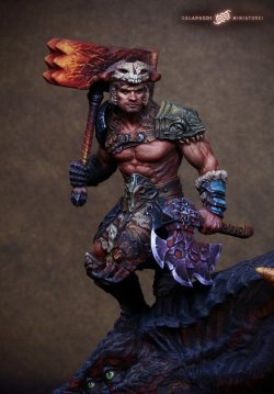 画像1: ガラパゴスミニチュア[GP-F01]1/24(75mm) グロゴス 5代目のストーンハンマー所有者