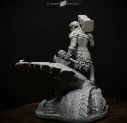 画像8: ガラパゴスミニチュア[GP-F01]1/24(75mm) グロゴス 5代目のストーンハンマー所有者
