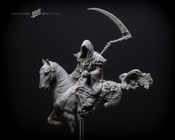 画像6: ガラパゴスミニチュア[GP-F02]1/20(90mm) ハービンジャー 死を告げる者