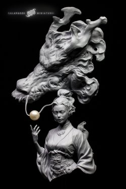画像1: GALAPAGOS MINIATURES[GP-B013]1/10胸像 オリン