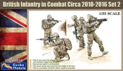 画像1: ゲッコー・モデル[GEC35GM0016]1/35 現用英軍歩兵 "戦闘中"  2010〜2016年頃 セット2 (4体セット)