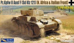 画像1: ゲッコー・モデル[GEC16GM0009]1/16 II号戦車 F型 Sd.Kfz.121(北アフリカ/イタリア戦線) (1)
