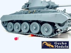 画像9: ゲッコー・モデル[GEC16GM0038]1/16 米軍 WWII M24 チャーフィー 軽戦車