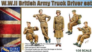 画像1: ゲッコー・モデル[GEC35GM0007]1/35 WW.II イギリス軍 トラックドライバーセット (1)