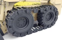 画像2: ゲッコー・モデル[GEC35GM0009]1/35 米陸軍 M400W 小型スキッドステア ロータ?ー タイプ3w/バートラック