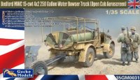 ゲッコー・モデル[GEC35GM0031]1/35 ベッドフォード MWC 15-cwt 4 x 2 250ガロン給水車トラック(オープンキャブ/エアロスクリーンタイプ）