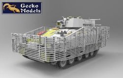 画像2: ゲッコー・モデル[GEC35GM0054]1/35 英軍 FV103 スパルタン APCw/ODIN砲塔 TES(H) ヘリック作戦(アフガニスタン紛争)