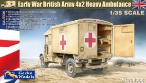 画像1: ゲッコー・モデル[GEC35GM0068]1/35 イギリス陸軍 4x2重救急車(大戦初期) (1)