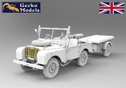 画像2: ゲッコー・モデル[GEC35GM0076]1/35 英国陸軍 FV18001 マークI4x4 ユーティリティビークル (前期型)w/10-cwt トレーラー 朝鮮戦争