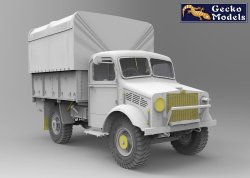 画像2: ゲッコー・モデル[GEC35GM0096]1/35 ベッドフォード OXD 30cwt 4x2  GS トラック (金属製荷台タイプ)