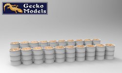 画像2: ゲッコー・モデル[GEC35GM0167]1/35 サイゴン サンドバレルバリケードセット 60年代〜70年代
