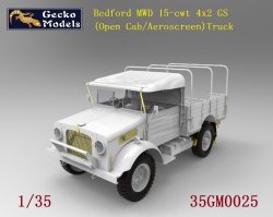 画像2: ゲッコー・モデル[GEC35GM0025]1/35 ベッドフォード MWD 15-cwt4x2 GSトラック(オープンキャブ/エアロスクリーンタイプ)