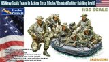 ゲッコー・モデル[GEC35GM0060] 1/35  米 ネイビーシールズ 隊員6体 w/CRRC 1990年代