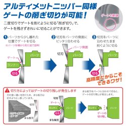 画像5: ゴッドハンド[GH-PN-120-L]ブレードワンニッパーL 左手用 GH-PN-120-L ニッパーキャップ付き 片刃仕様 左利き (切刃とまな板刃が通常と逆)